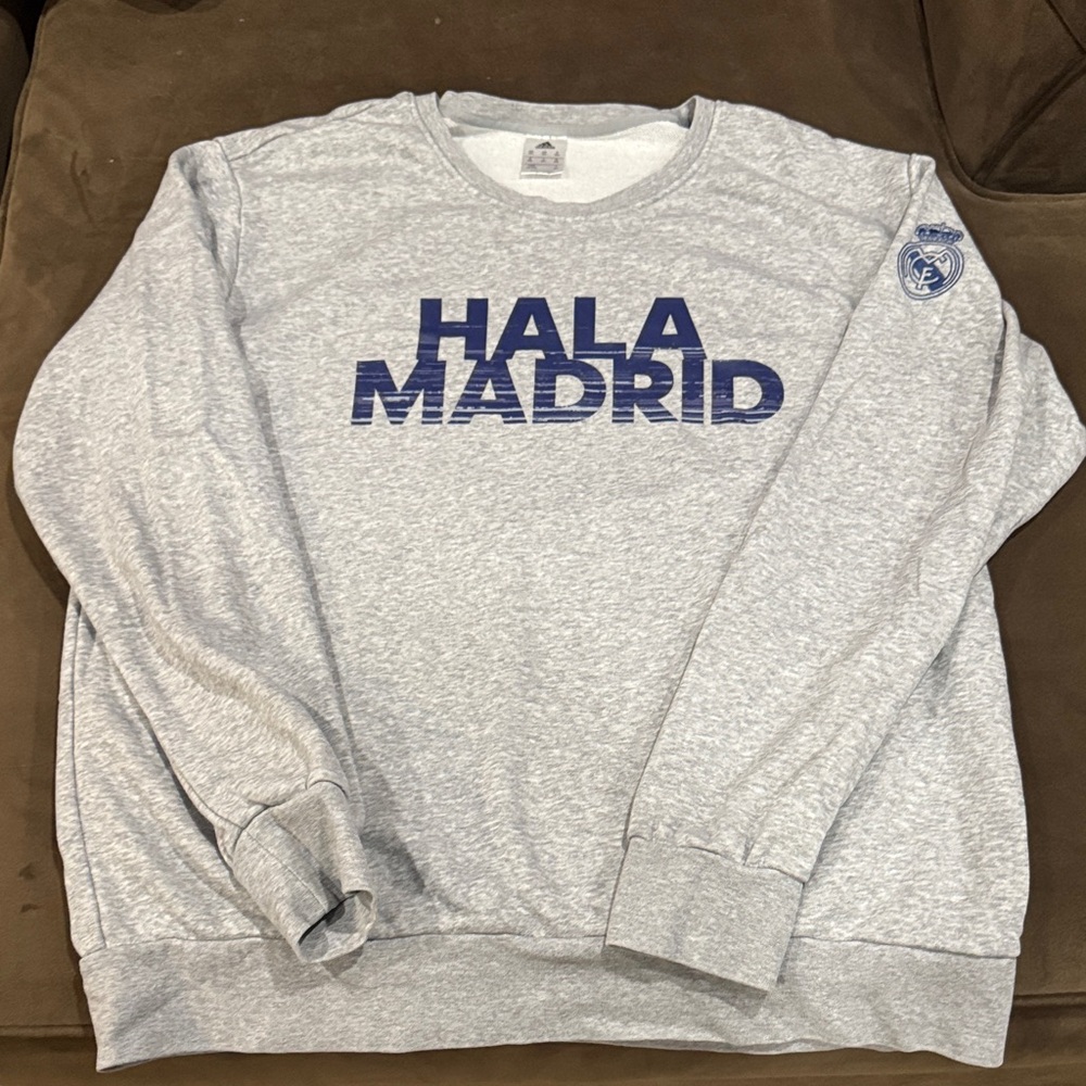 Gray Hala Madrid Men's Sweater